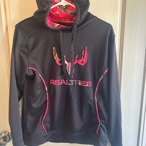 Realtree Red and Black Camo Hoodie